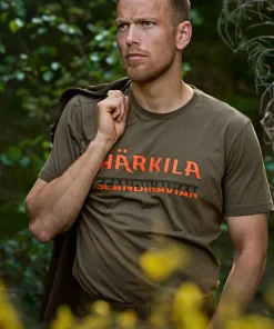 Härkila Men's Scandinavian SS T-Shirt Grape Leaf