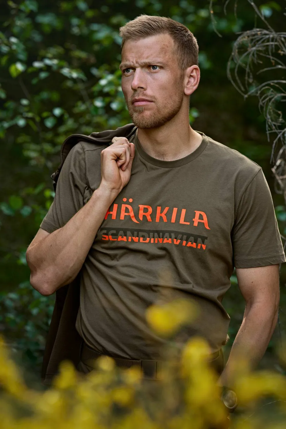 Härkila Men's Scandinavian SS T-Shirt Grape Leaf