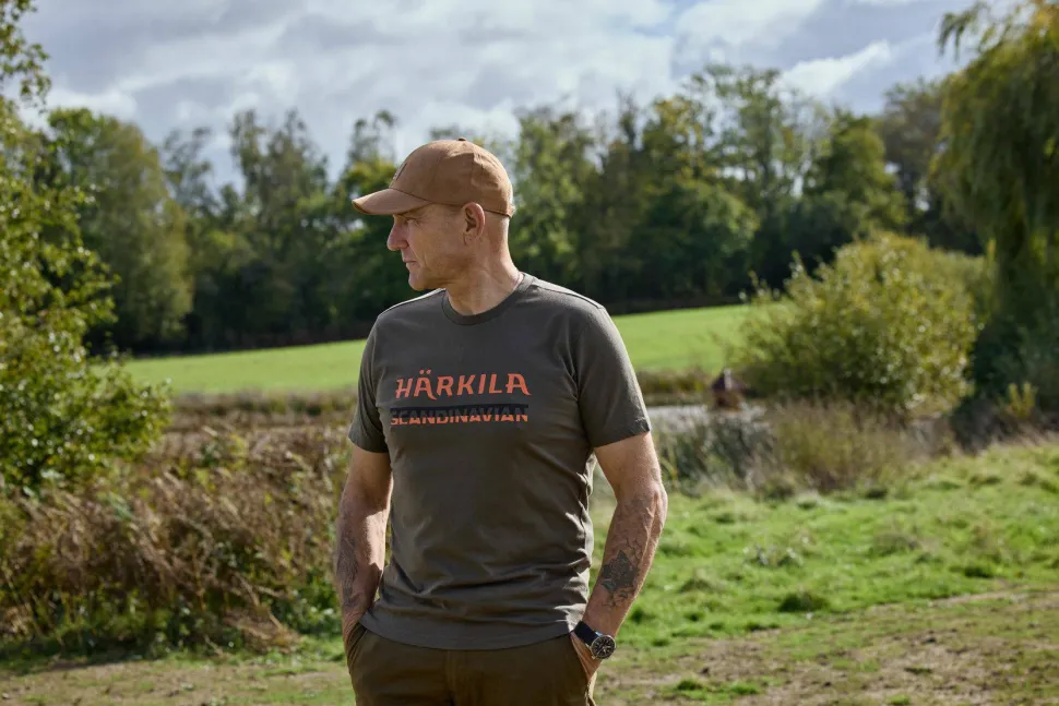 Härkila Men's Scandinavian SS T-Shirt Grape Leaf