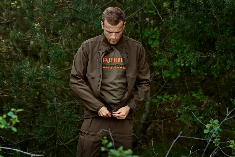 Härkila Men's Scandinavian SS T-Shirt Grape Leaf