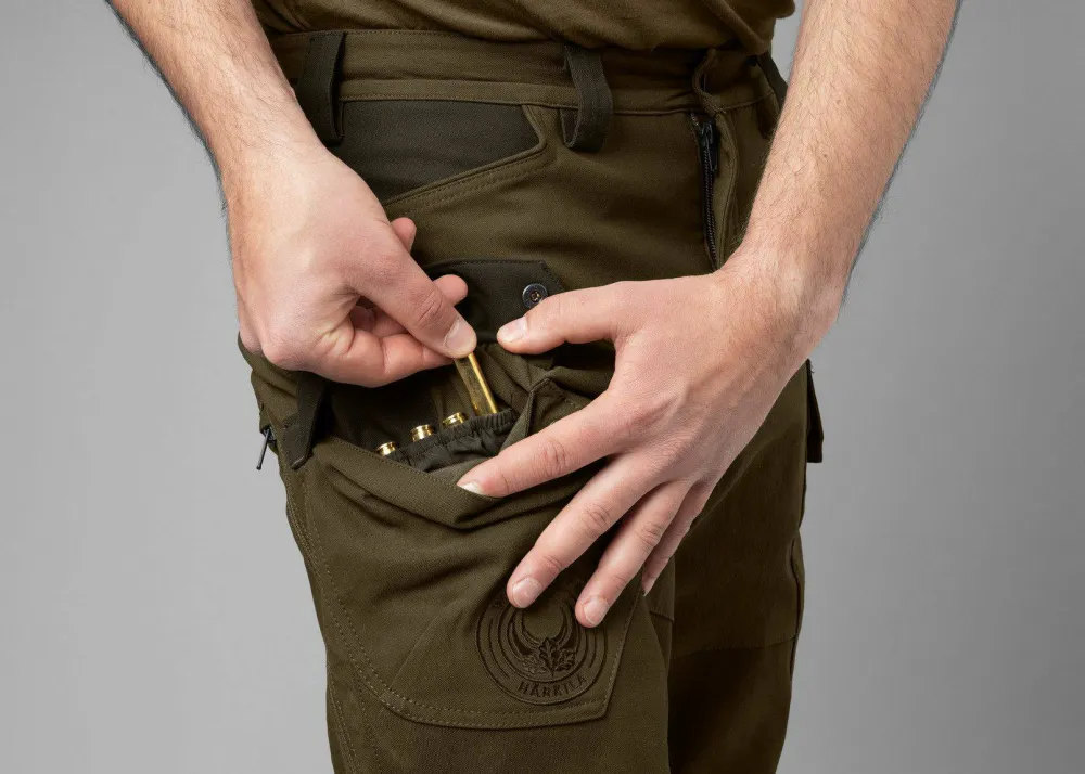 Härkila Men's Wildboar Pro Move Trousers Willow green Clearance