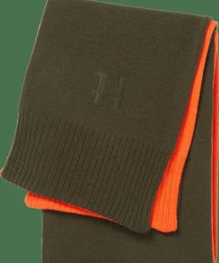 Härkila Reversible Scarf Willow green/Orange Hot