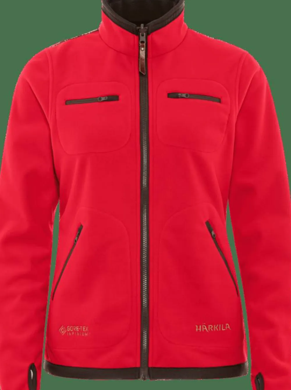 Härkila Women's Kamko Fleece Brown/Red Clearance