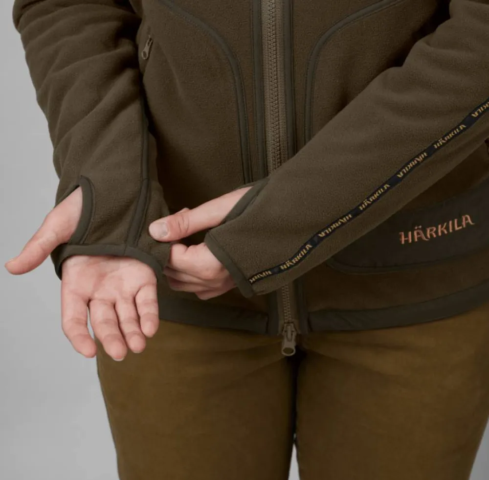 Härkila Women's Kamko Fleece Brown/Red Clearance