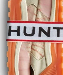 HUNTER Women's Travel Trainer Shaded White/Lichen Green/Skimming Stone/Coral Shade