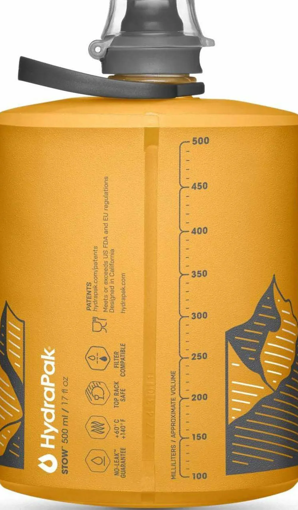 Hydrapak Stow 500 ml Golden Yellow