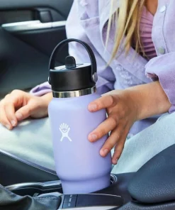 Hydro Flask 946 ml Wide Mouth Travel Bottle with Flex Straw Cap Oat Outlet
