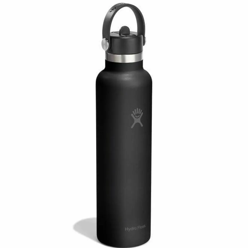 Hydro Flask 621ml Standard Flex Straw Cap Black Sale