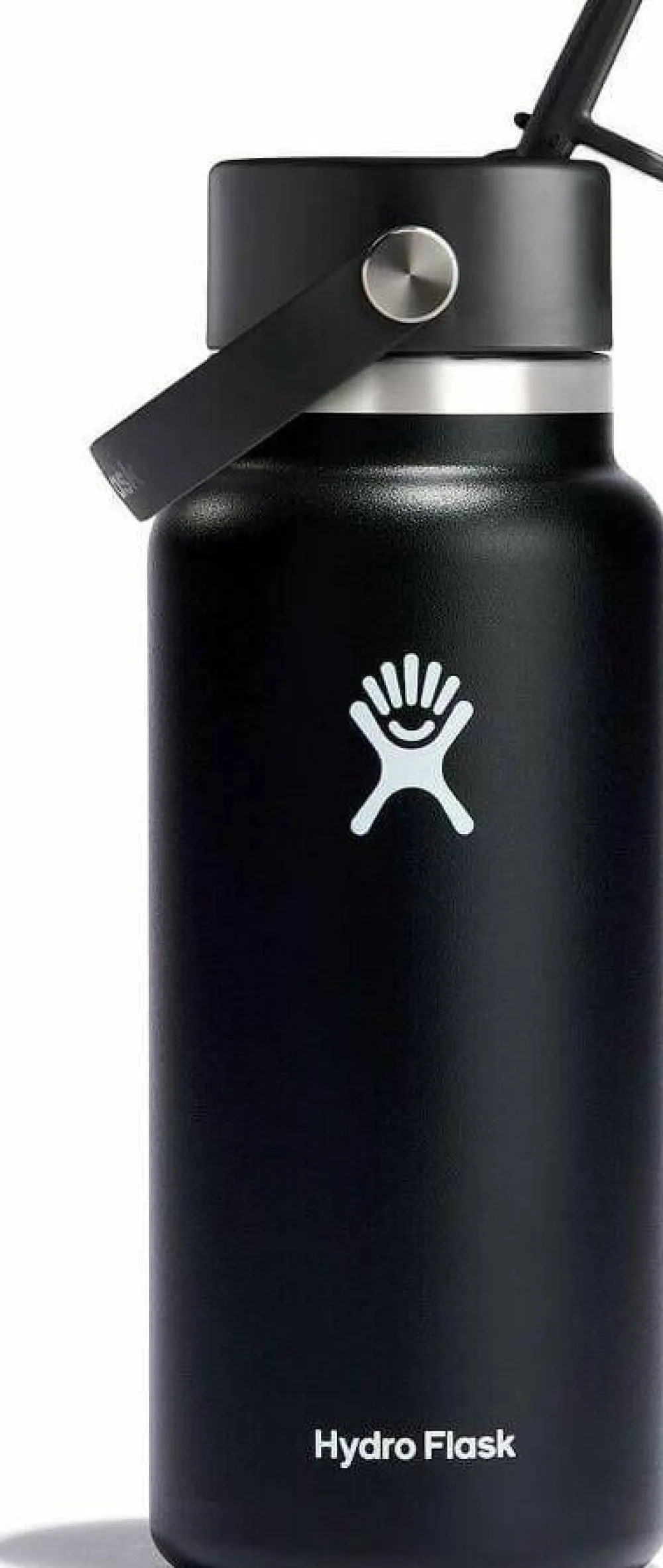 Hydro Flask Wide Flex Straw Cap 946ml Black Hot