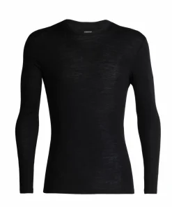 Icebreaker Men's 175 Everyday Longsleeve Crewe Black