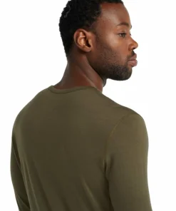 Icebreaker Men's 200 Oasis Long Sleeve Crewe LODEN Online