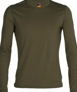 Icebreaker Men's 200 Oasis Long Sleeve Crewe LODEN Online