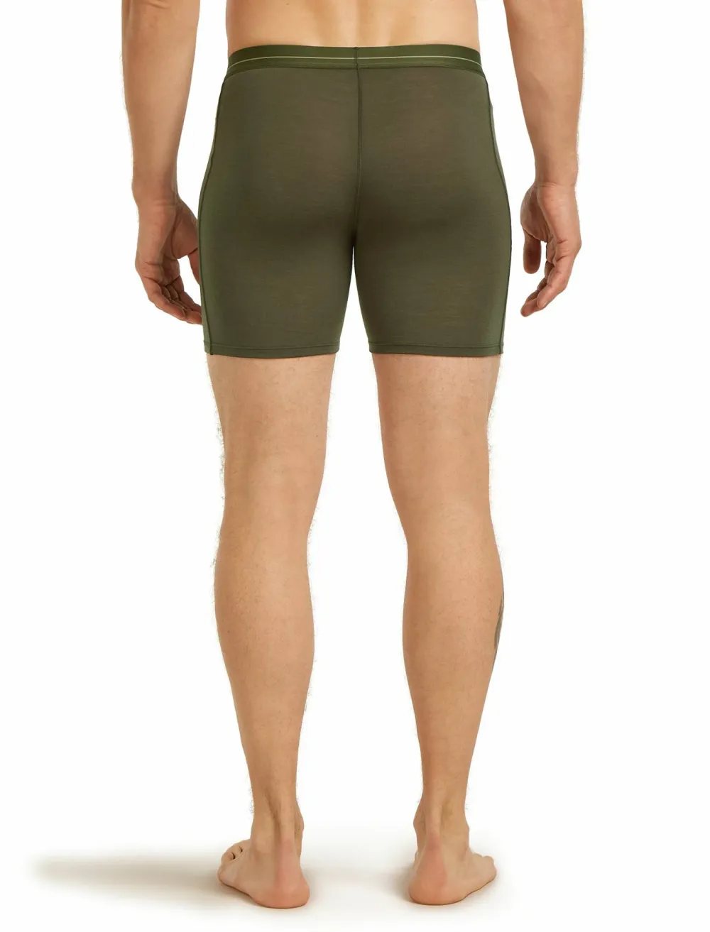 Icebreaker Men's Anatomica Long Boxers Dk Loden Outlet
