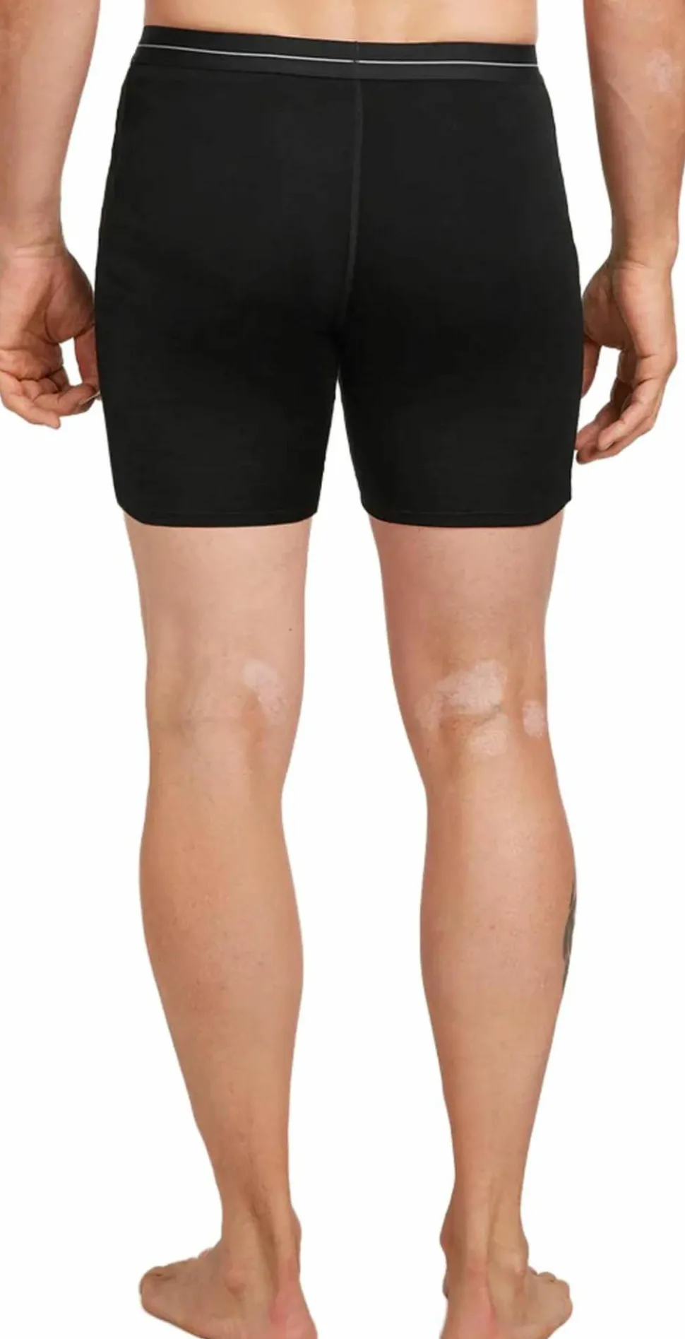 Icebreaker Men's Anatomica Long Boxers Black