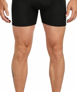 Icebreaker Men's Anatomica Long Boxers Black