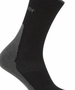 Icebreaker Men's Hike+ Light Crew Black/obsidian