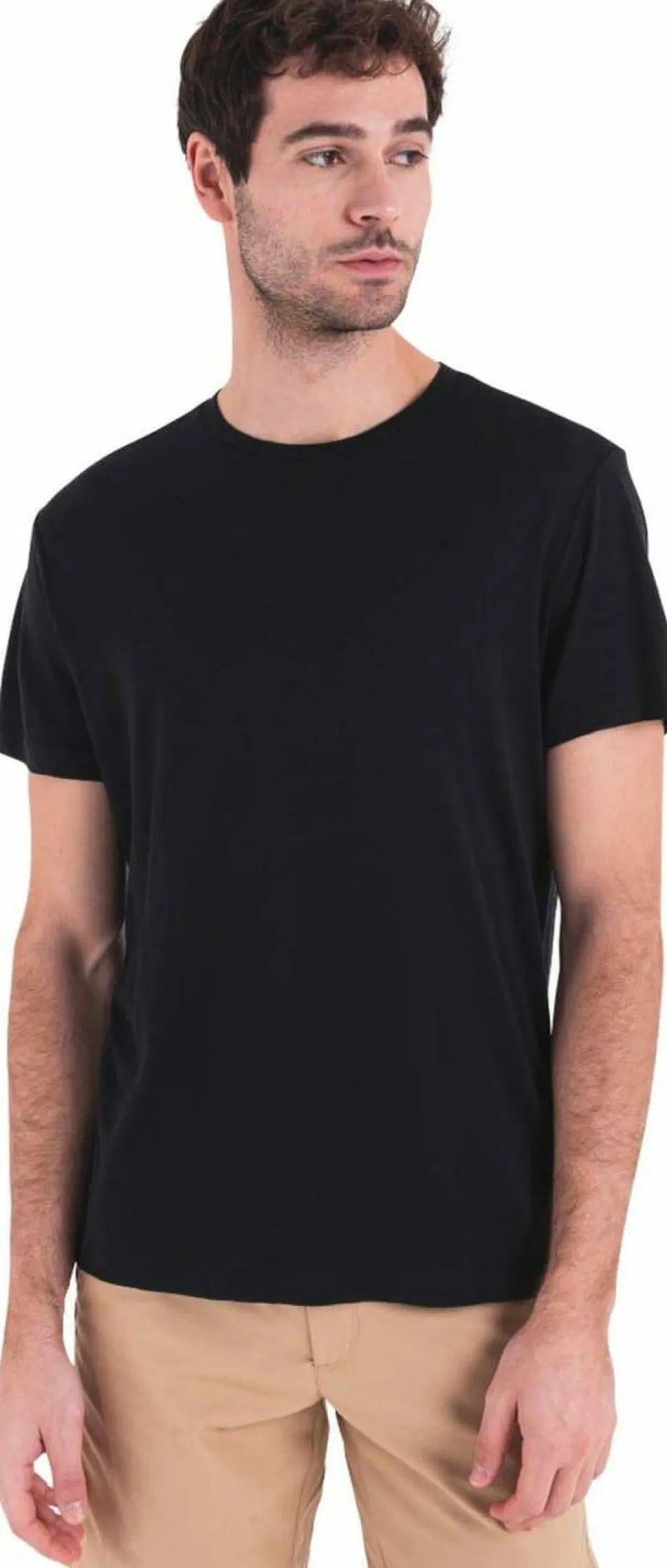 Icebreaker Men's Merino 150 Tech Lite III Short Sleeve Tee Black