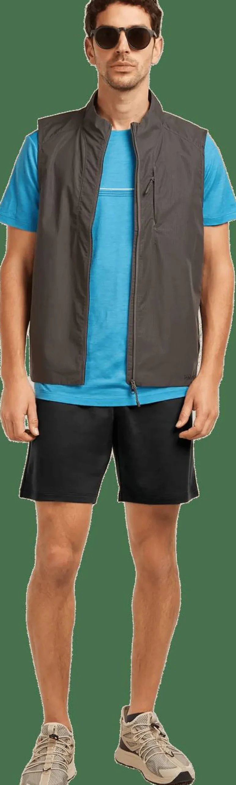 Icebreaker Men's Merino 150 Tech Lite Ss Tee Range Stripes Arctic Best