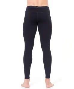 Icebreaker Men's Merino 260 Tech Thermal Leggings Black Black/Monsoon Outlet