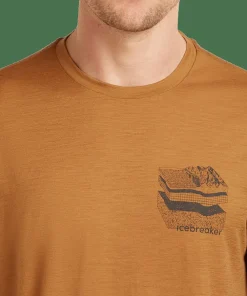 Icebreaker Men's Merino 150 Tech Lite Ss Tee Evolving Layers Trail Clearance