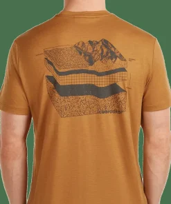 Icebreaker Men's Merino 150 Tech Lite Ss Tee Evolving Layers Trail Clearance