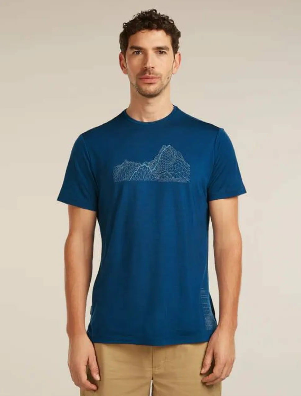 Icebreaker Men's Merino Blend 125 Cool-Lite™ Sphere Ss Tee Beta Atlantis