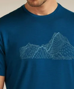 Icebreaker Men's Merino Blend 125 Cool-Lite™ Sphere Ss Tee Beta Atlantis