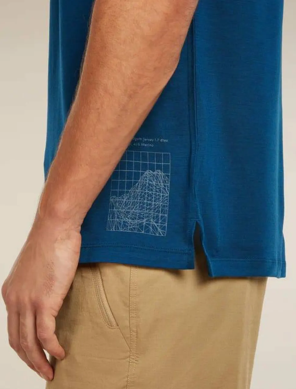 Icebreaker Men's Merino Blend 125 Cool-Lite™ Sphere Ss Tee Beta Atlantis