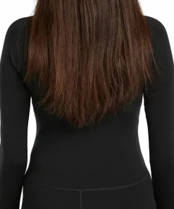 Icebreaker Women's 300 MerinoFine Polar Long Sleeve Roll Neck Black