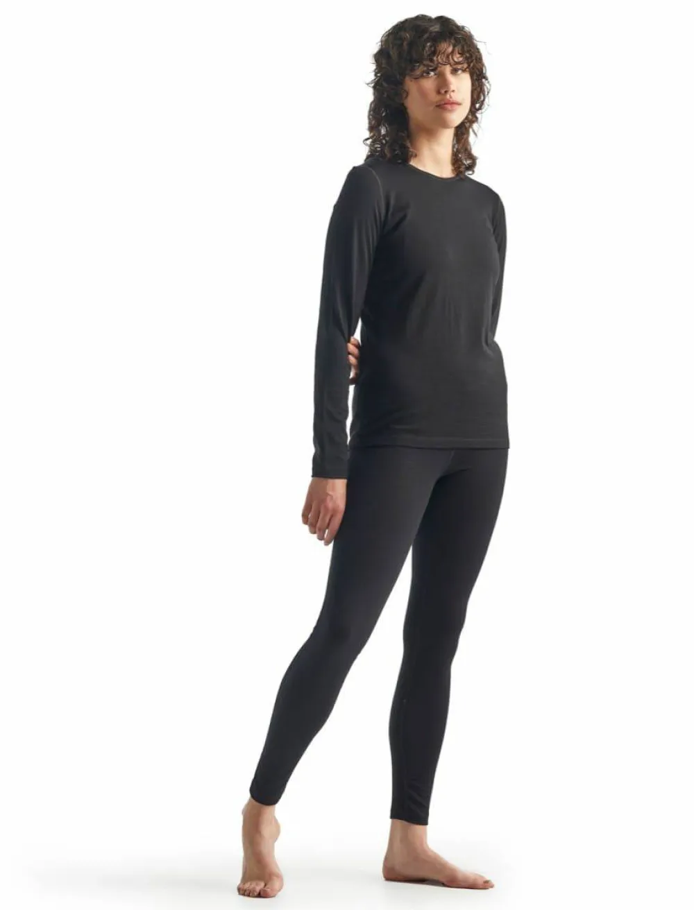 Clearance Women's 200 Oasis Long Sleeve Crewe Underställ Dam