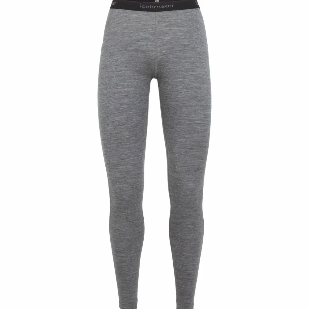Icebreaker Women's 200 Oasis Leggings Gritstone Heather Gritstone HTHR Best