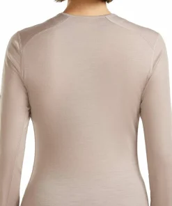 Icebreaker Women's 200 Oasis Long Sleeve Crewe Pink Quartz