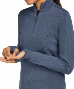 Icebreaker Women's Icebreaker Anniversary Original Longsleeve Half Zip Dawn