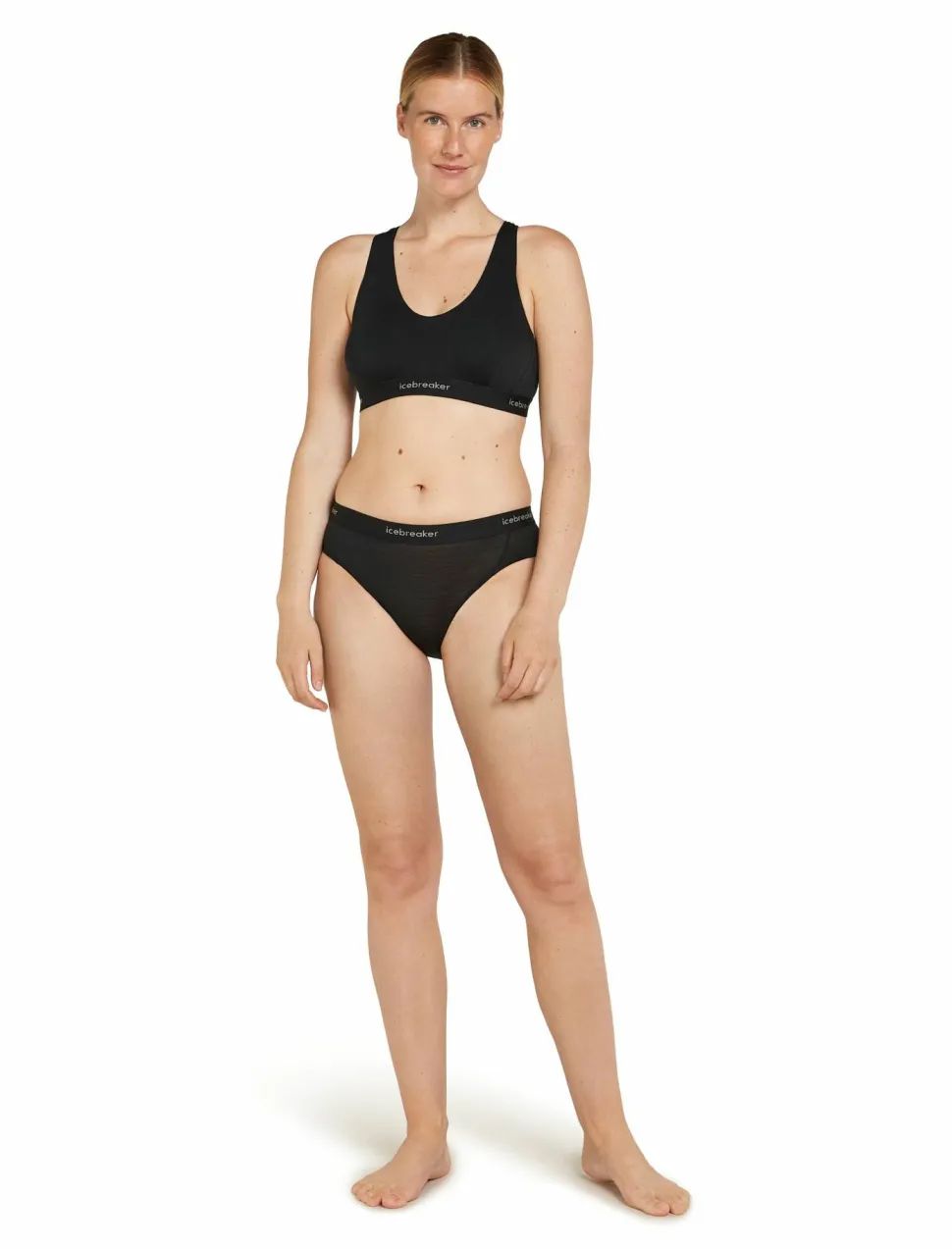 Icebreaker Women's Merino 125 Cool-Lite Sprite Racerback Bra Black