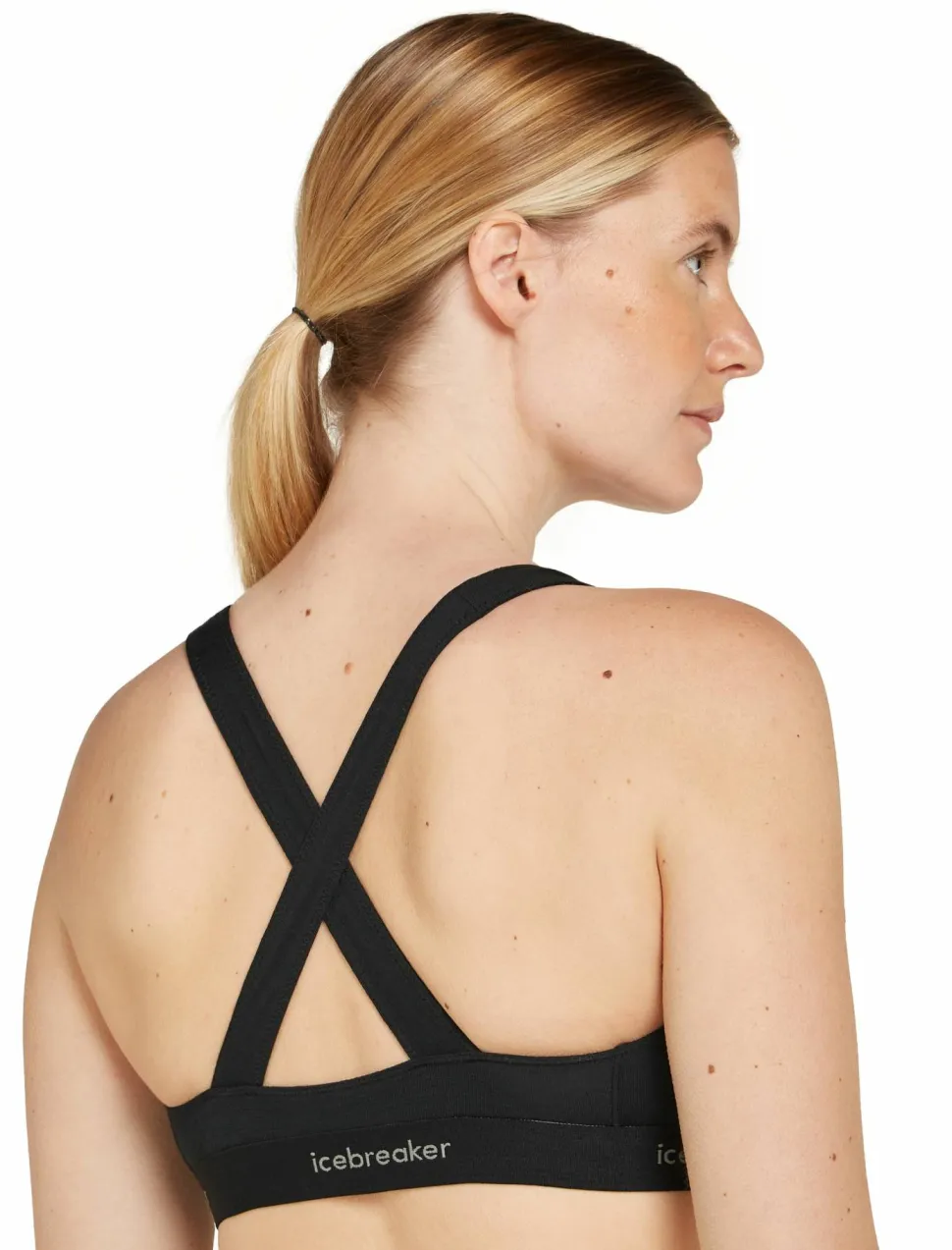 Icebreaker Women's Merino 125 Cool-Lite Sprite Racerback Bra Black