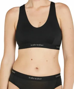 Icebreaker Women's Merino 125 Cool-Lite Sprite Racerback Bra Black