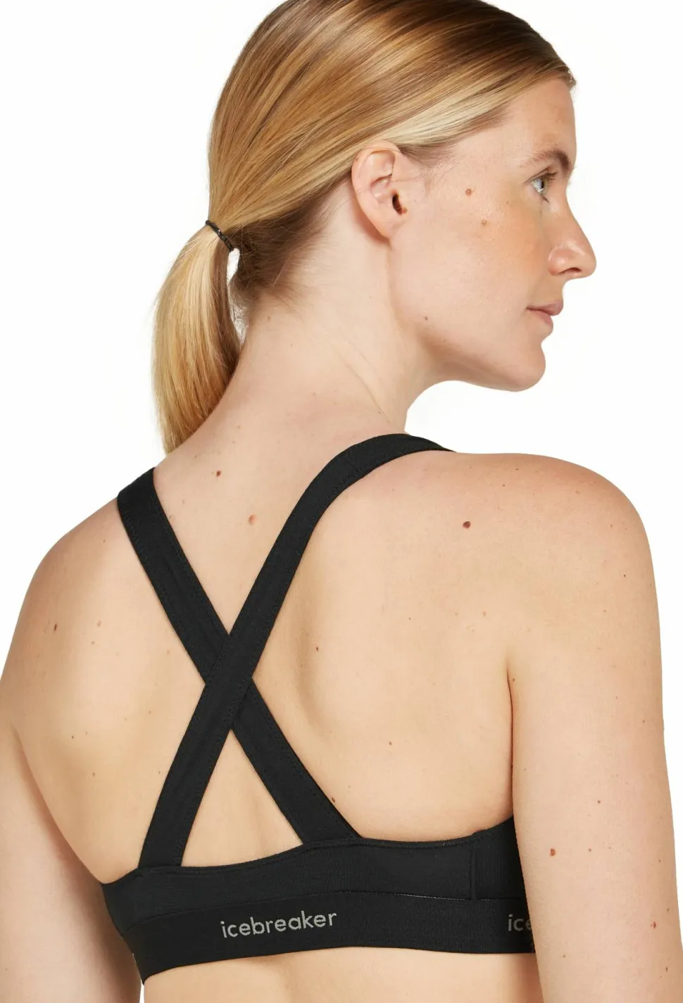 Icebreaker Women's Merino 125 Cool-Lite Sprite Racerback Bra Black