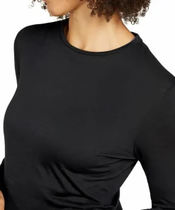 Icebreaker Women's Merino 125 Cool-Lite Sphere III Long Sleeve Tee Black Sale