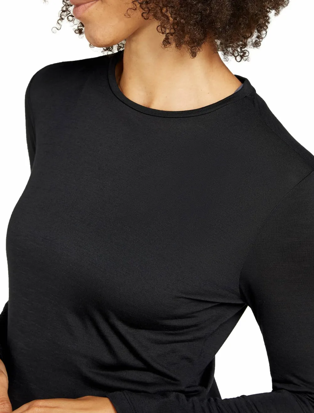 Icebreaker Women's Merino 125 Cool-Lite Sphere III Long Sleeve Tee Black Sale