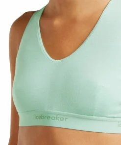 Icebreaker Women's Merino 125 Cool-Lite Sprite Racerback Bra Mint Outlet