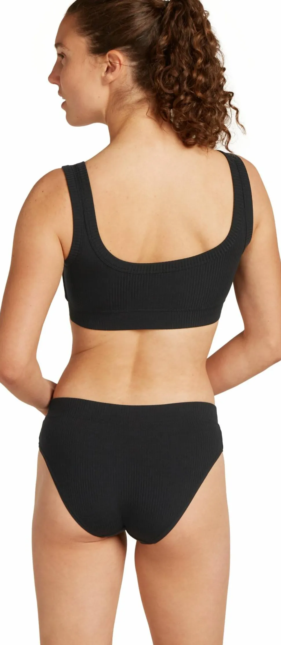 Icebreaker Women's Merino Rib Lotus Bra Black