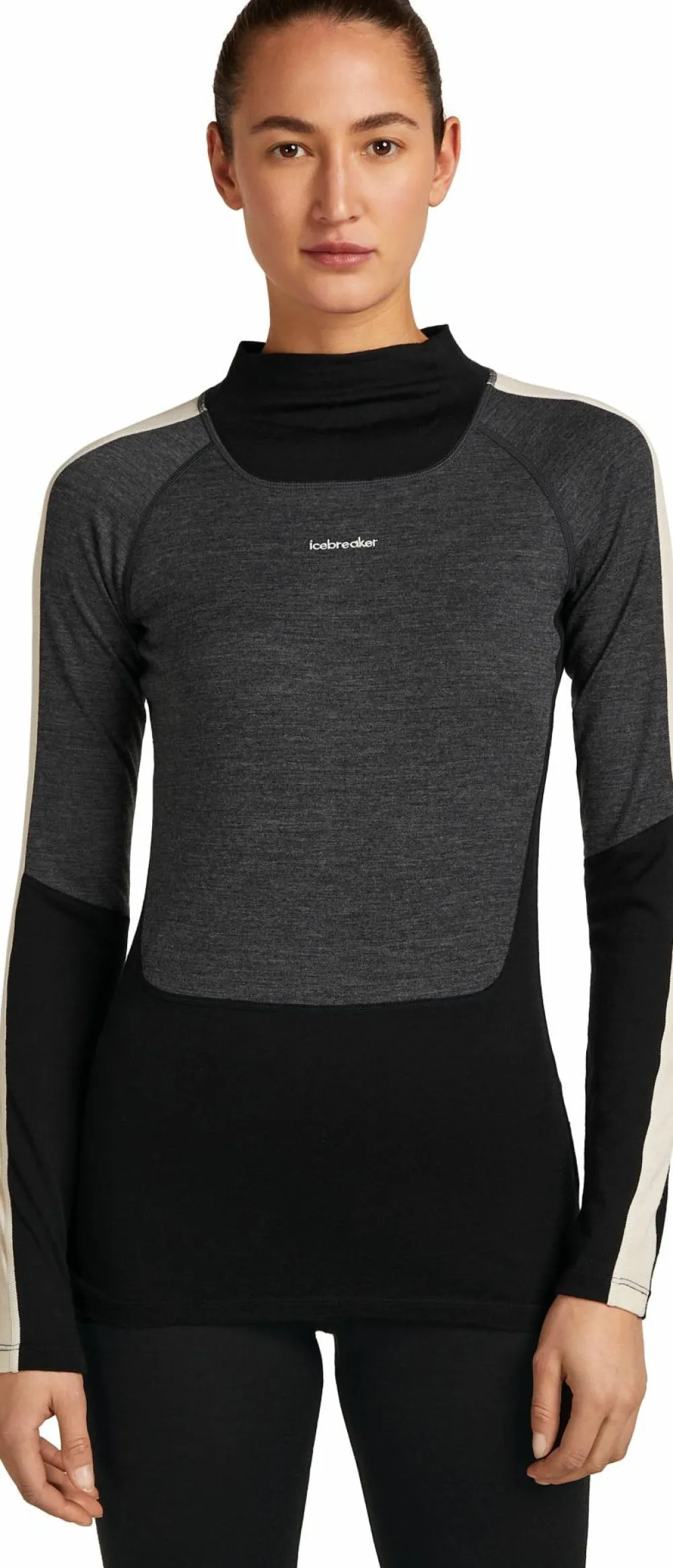 New Women's Merino 200 Oasis+ Long Sleeve High Neck Underställ Dam