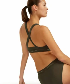 Icebreaker Women's Merino 125 Cool-Lite Sprite Racerback Bra Dk Loden Sale