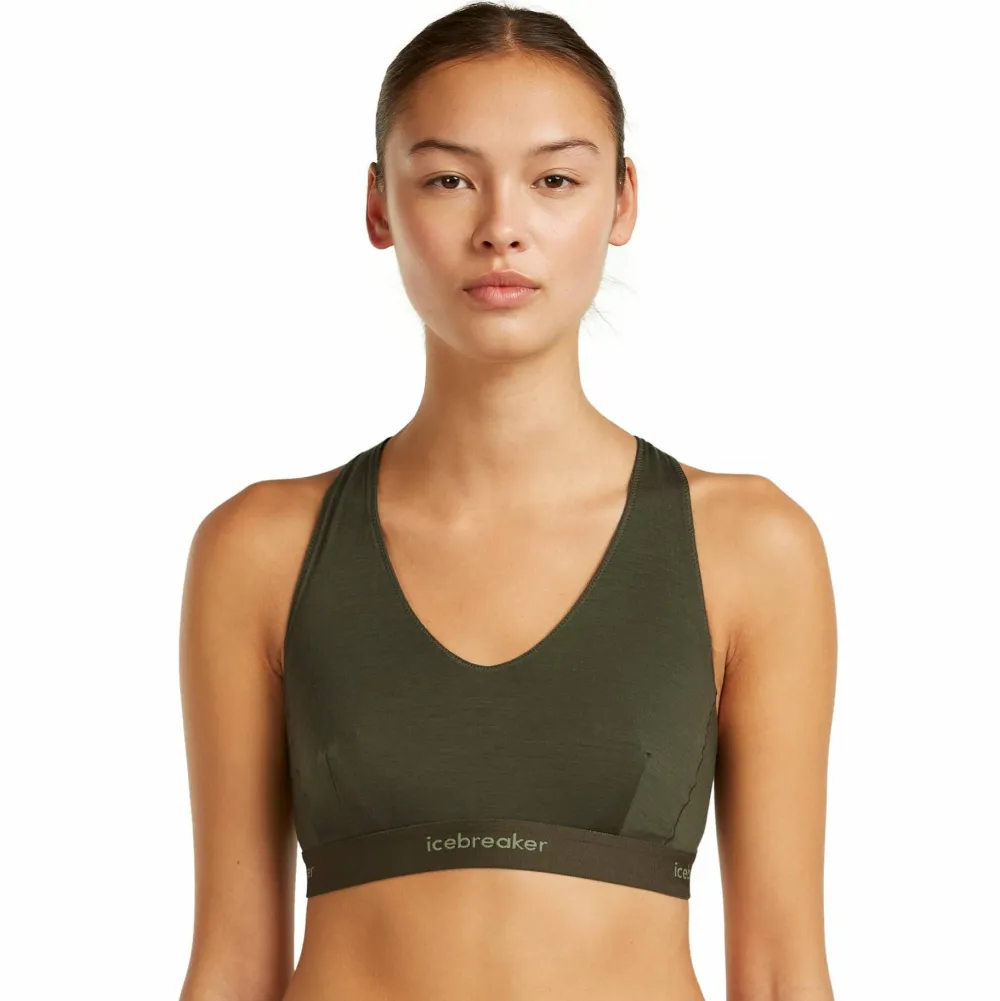 Icebreaker Women's Merino 125 Cool-Lite Sprite Racerback Bra Dk Loden Sale