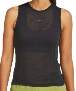 Icebreaker Women's Merino 75 Cool-Lite Featherlight Tank Black