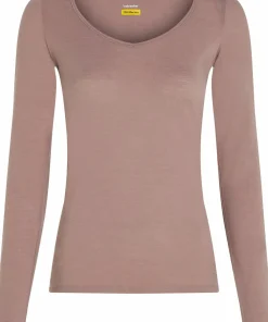 Icebreaker Women's Siren Long Sleeve Sweetheart Summit Clearance