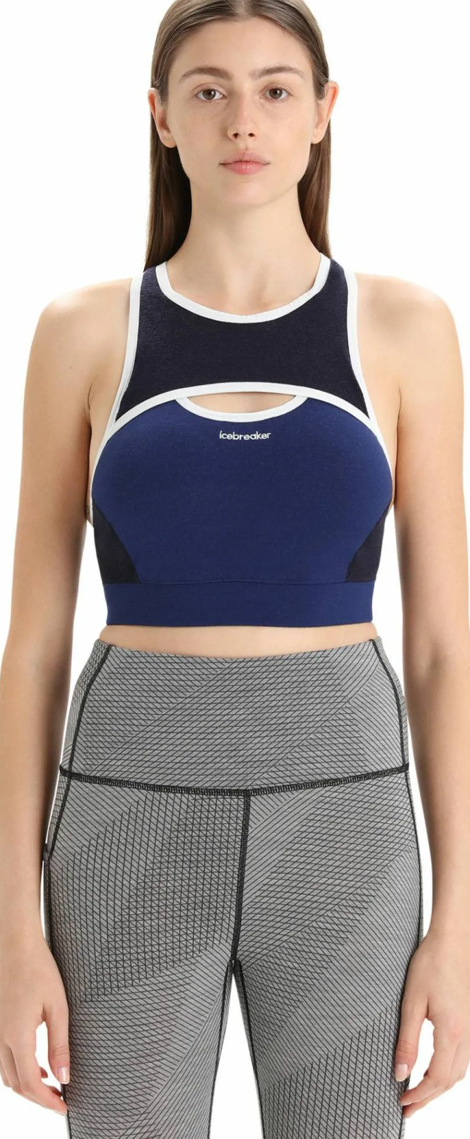 Icebreaker Women's Zoneknit™ Sport Bra Royal Navy/Midnight Navy