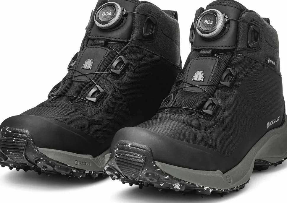 Icebug Men's Stavre BUGrip GORE-TEX Black/Granite