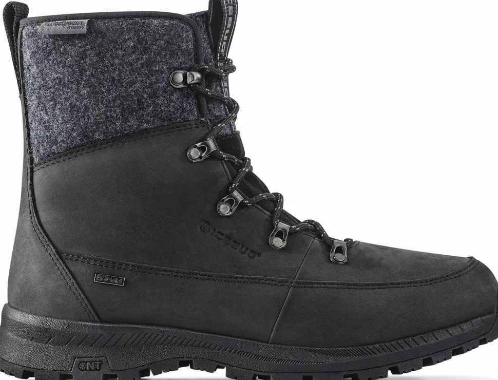 Icebug Unisex Adak ReWool NT Black/Grey