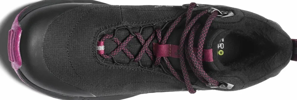 Icebug Women's Pace3 BUGrip GORE-TEX Black/DarkHibiscus Hot
